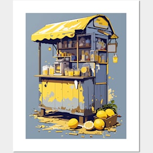 Italian lemonade stand Posters and Art